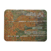 Birchwald von Gustav Klimt, Vintager Jugendstil Magnet (Horizontal)