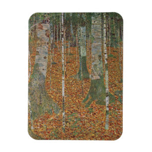 Birchwald von Gustav Klimt, Vintager Jugendstil Magnet