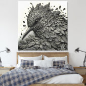 Bird1 Leinwanddruck (Insitu (Schlafzimmer))