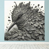 Bird1 Leinwanddruck (Insitu (Holzboden))