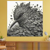 Bird1 Leinwanddruck (Insitu (Wohnzimmer))
