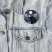 Bird 58 Crow Raven Button (Beispiel)