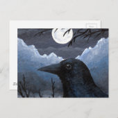 Bird 58 Crow Raven Postkarte (Vorne/Hinten)