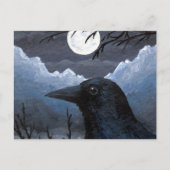 Bird 58 Crow Raven Postkarte (Vorderseite)