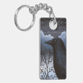 Bird 58 Crow Raven Schlüsselanhänger (Vorderseite links)