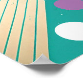 Bird Abstrakt Art Poster (Ecke)