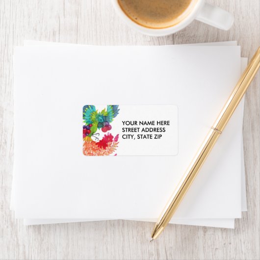 Bird Address Labels Adressaufkleber (Insitu)