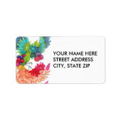 Bird Address Labels Adressaufkleber (Vorne)