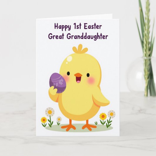 Bird And Egg Pattern Easter Card Karte (Vorderseite)