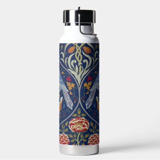 Bird and Floral Pattern, William Morris Trinkflasche (Links)