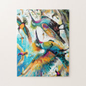 Bird Art 1 Easy Brain Art Puzzles Foto Puzzles (Vertikal)