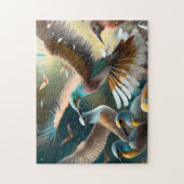 Bird Art 2 Easy Brain Art Puzzles Foto Puzzles (Vertikal)