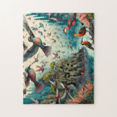 Bird Art 7 Easy Brain Art Puzzle Foto Puzzles Int (Vertikal)