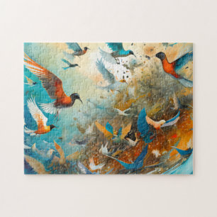 Bird Art 8 Bold und Beautiful Jigsaw Puzzle Intern