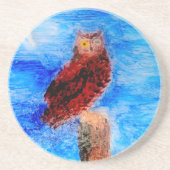 Bird Art Browl Getränkeuntersetzer (Vorne)