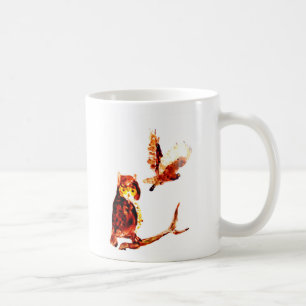 Bird Art Brown Tawny Owls Kaffeetasse
