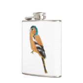 Bird Art Chaffinch Flachmann (Links)