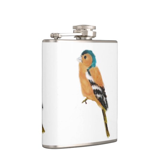 Bird Art Chaffinch Flachmann (Rechts)