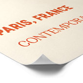 Bird Art Exhibition Poster Abstract Impressionism (Ecke)