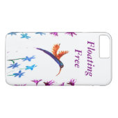 Bird Art Floral Hummingbird Case-Mate iPhone Hülle (Rückseite (Horizontal))