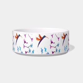 Bird Art Floral Hummingbird Napf
