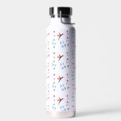 Bird Art Floral Hummingbirds Trinkflasche (Links)