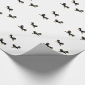 Bird Art Flying Puffins Geschenkpapier (Ecke)