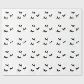 Bird Art Flying Puffins Geschenkpapier (Flach)