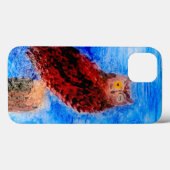 Bird Art Funny Owl Case-Mate iPhone Hülle (Rückseite (Horizontal))