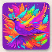 Bird Art Getränkeuntersetzer (Vorderseite)