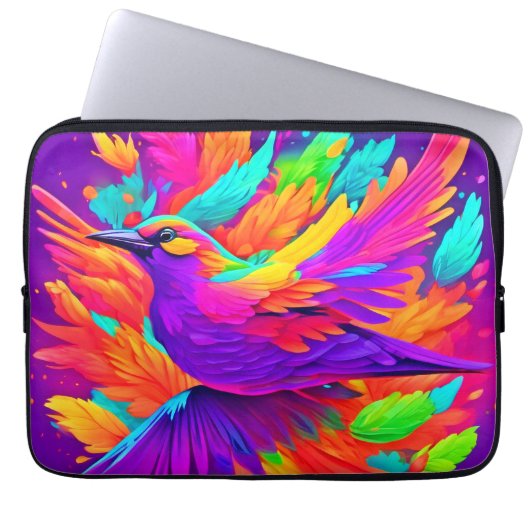 Bird Art Laptopschutzhülle (Vorderseite)
