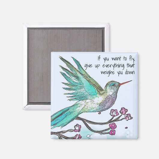 Bird Art Magnet (Vorderseite/Rückseite)