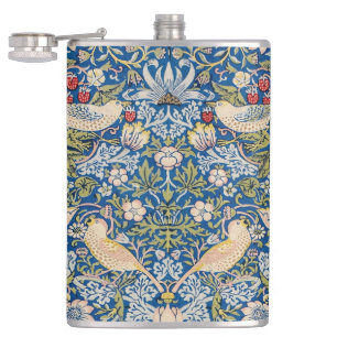 Bird Art Nouveau Design Flachmann