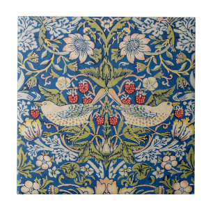 Bird Art Nouveau Design Fliese