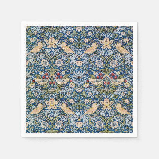 Bird Art Nouveau Design Napkins Serviette (Vorderseite)