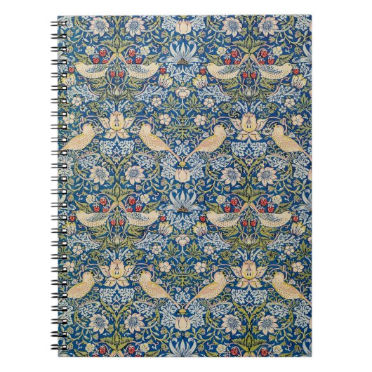 Bird Art Nouveau Design Notizblock (Vorderseite)