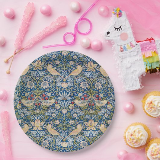 Bird Art Nouveau Design Pappteller (Party)