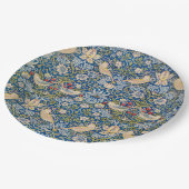 Bird Art Nouveau Design Pappteller (Schrägansicht)