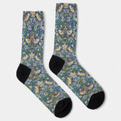 Bird Art Nouveau Design Socken (Rechts)