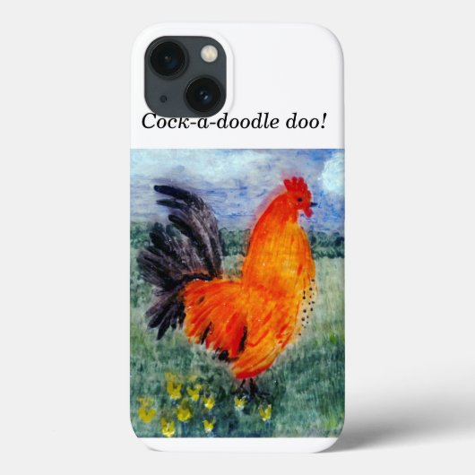 Bird Art Rooster Chicken Funny Case-Mate iPhone Hülle (Rückseite)