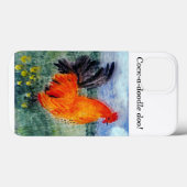 Bird Art Rooster Chicken Funny Case-Mate iPhone Hülle (Rückseite (Horizontal))