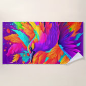 Bird Art Strandtuch (Vorderseite)