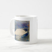 Bird Art Swan Reflections Kaffeetasse (Vorderseite Links)