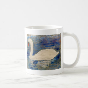 Bird Art Swan Reflections Kaffeetasse