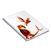 Bird Art Tawny Owls Notizblock (Rechte Seite)