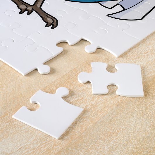 Bird as Bride with Wreath of Blume Puzzle (Seite)