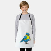 Bird as Bride with Wreath of Blume Schürze (Getragen)