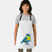 Bird as Bride with Wreath of Blume Schürze (Insitu)