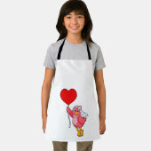 Bird as Bridge mit Veil & Heart Balloon Schürze (Insitu)