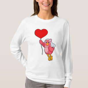 Bird as Bridge mit Veil & Heart Balloon T-Shirt